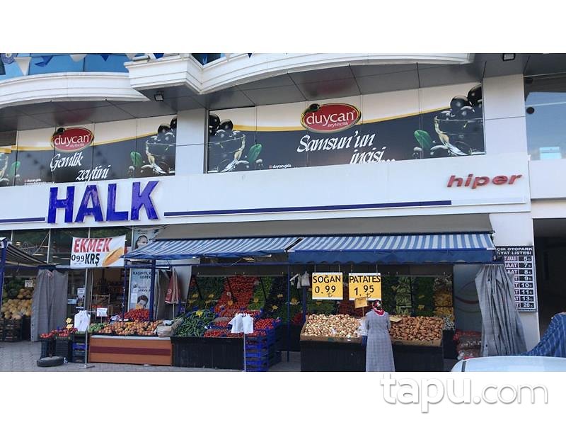 Samsun İlkadım Zeytinlik Mahallesinde 2340 m2 Depolu Dükkan