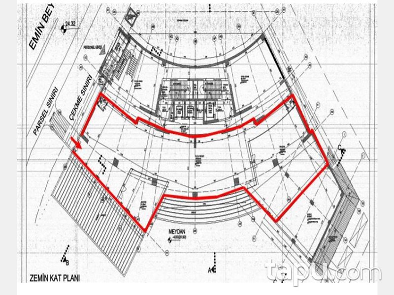 Koşuyolu Elysium Elit Projesinde 53 m Cepheli 1036 m2 Dükkan