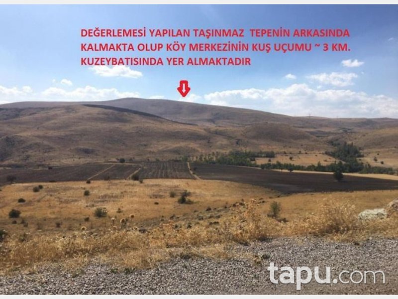 Sivas Kangal Karacaören'de 77 Dönüm Tarla