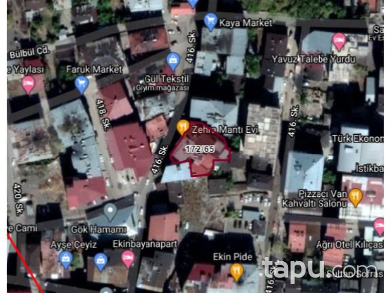 Ağrı Merkez Yavuz Mahallesi'nde 4+1 Daire