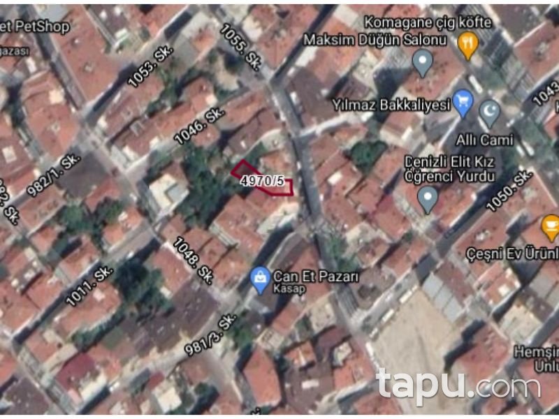 Pamukkale Fesleğen Mahallesi'nde 99m2 Natamam Daire