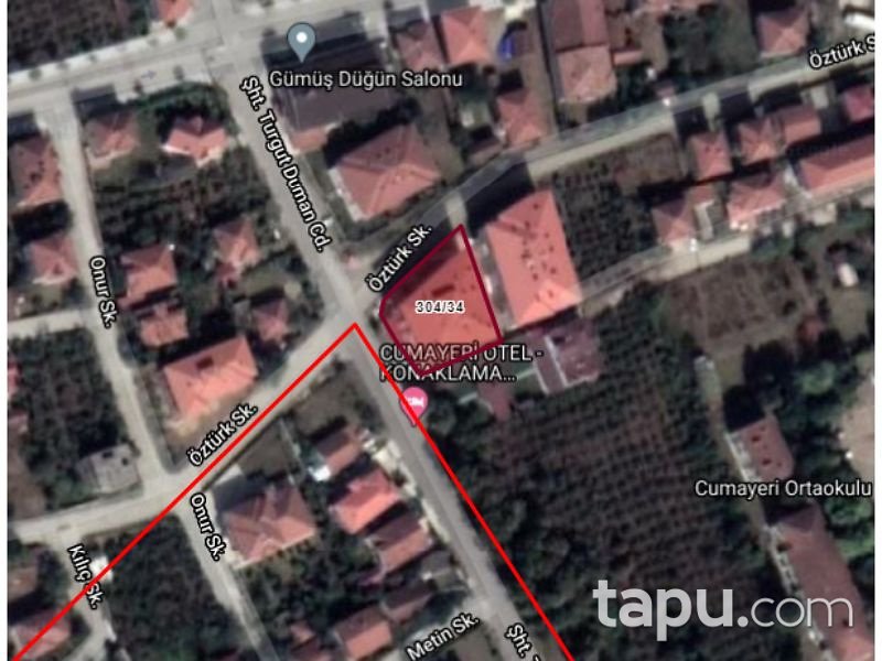 Düzce Cumayeri Orta Mahallesi'nde 116 m2 Daire