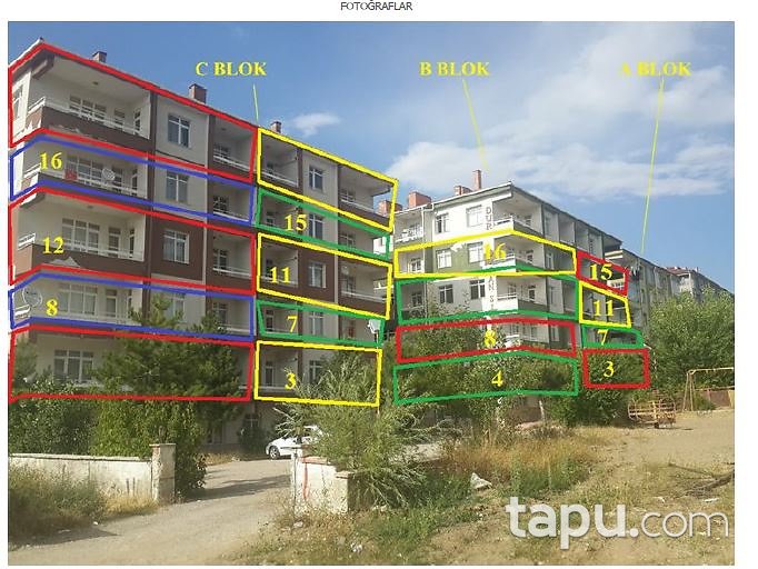 Yozgat Menderes Bulvarı Durak Doğan Sitesi'nde 155 m2 Daire