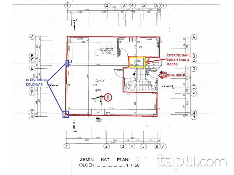 Osmaniye Merkez Rahime Hatun Mahallesi'nde 90 m2 Dükkan