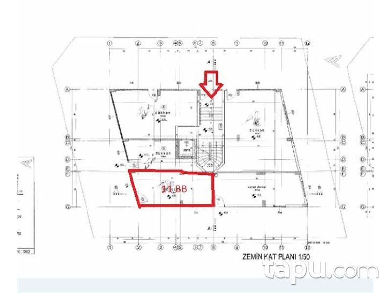 Hatay Reyhanlı Yeni Mahallesi'nde 26 m2 Dükkan