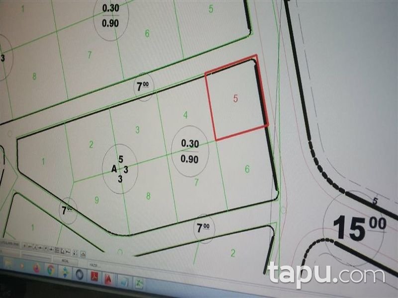 Çankırı Çerkeş Yeni Mahalle'de 555 m2 Konut İmarlı Arsa