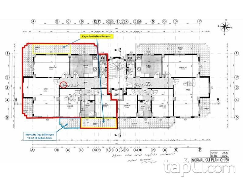 Hatay Reyhanlı'da 142 m2 3+1 Daire