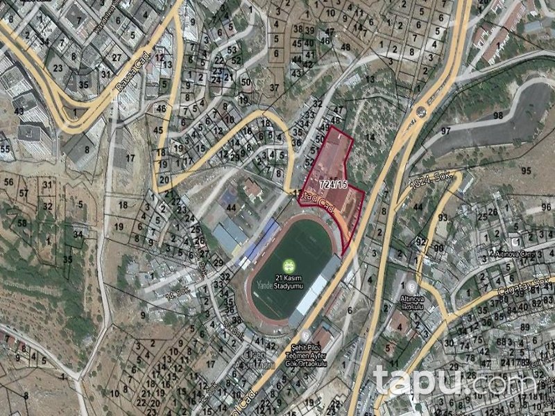 Mardin Artuklu Sebze Halinde 46 m2 Depolu Dükkan