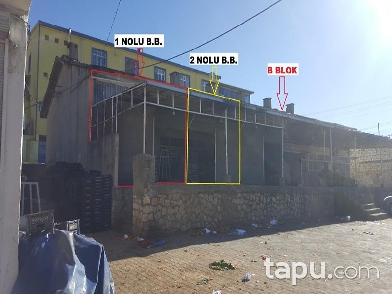 Mardin Artuklu Sebze Halinde 46 m2 Depolu Dükkan