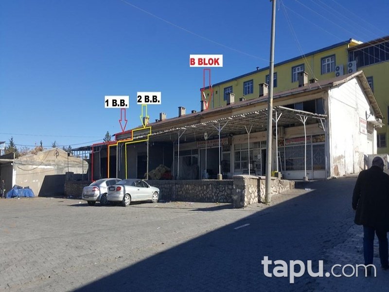 Mardin Artuklu Sebze Halinde 46 m2 Depolu Dükkan