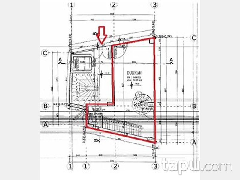 İstanbul Bağcılar Hürriyet Caddesi'nde İskanlı 64 m2 Depolu Dükkan