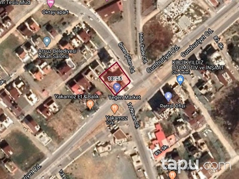 Hatay Arsuz Gözcüler Mahallesi'nde İskanlı 3+1 Daire