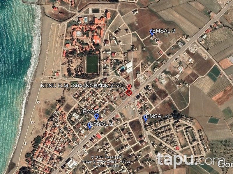 Hatay Arsuz Gözcüler Mahallesi'nde İskanlı 3+1 Daire