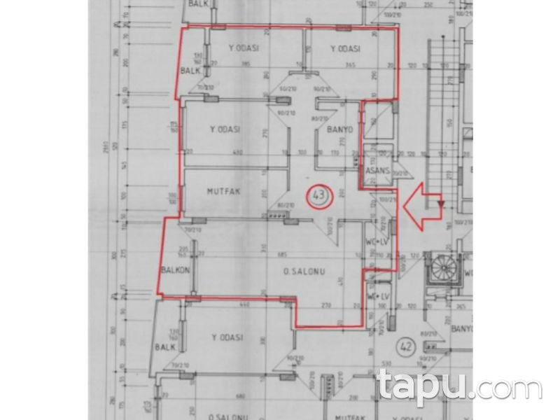 Rize Merkez Camiönü Mahallesi'nde 105m2 3+1 Daire