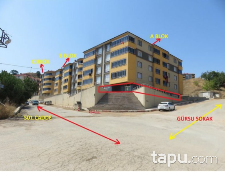 Karabük Merkez Aydınlıkevler Mahallesi'nde İskanlı Depolu Dükkan