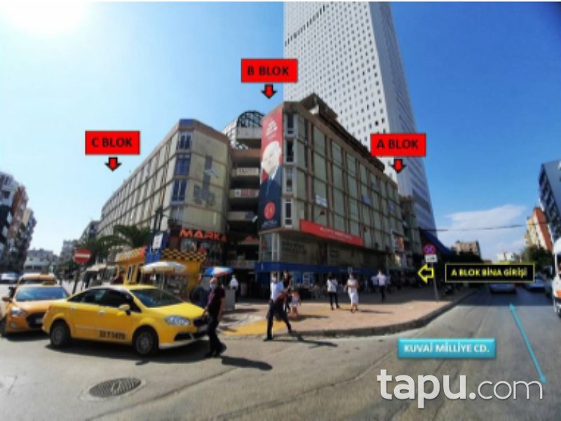 Mersin Akdeniz Metropol İşmerkezi'nde 25m2 Dükkan