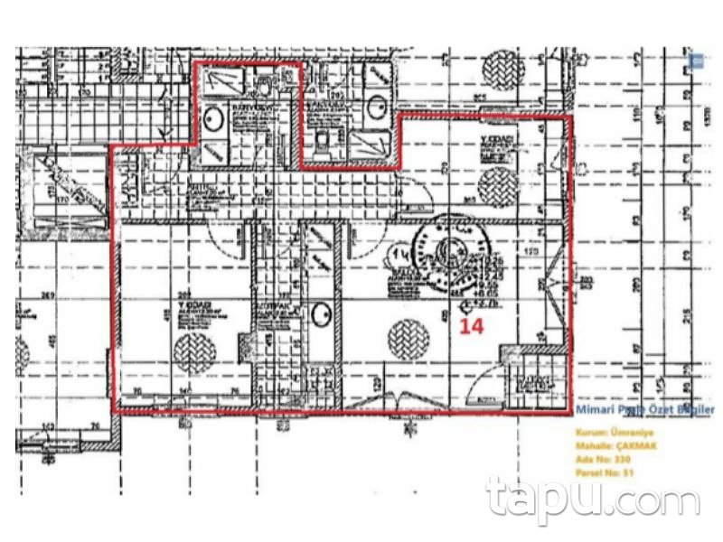 İstanbul Ümraniye Armağan Evler Mahallesi'nde 68m2 Daire