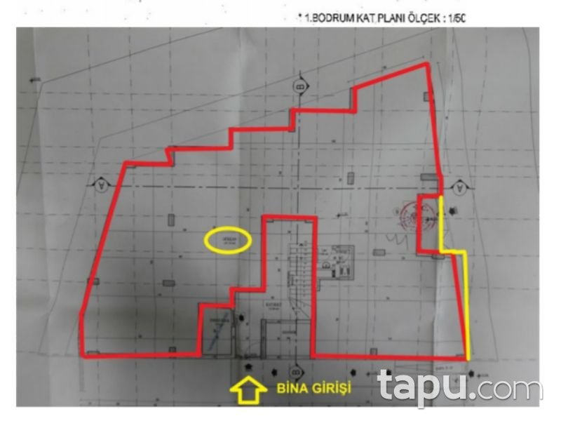 Kırıkkale Merkez Bağlarbaşı Mahallesi'nde İskanlı 205 m2 Dükkan