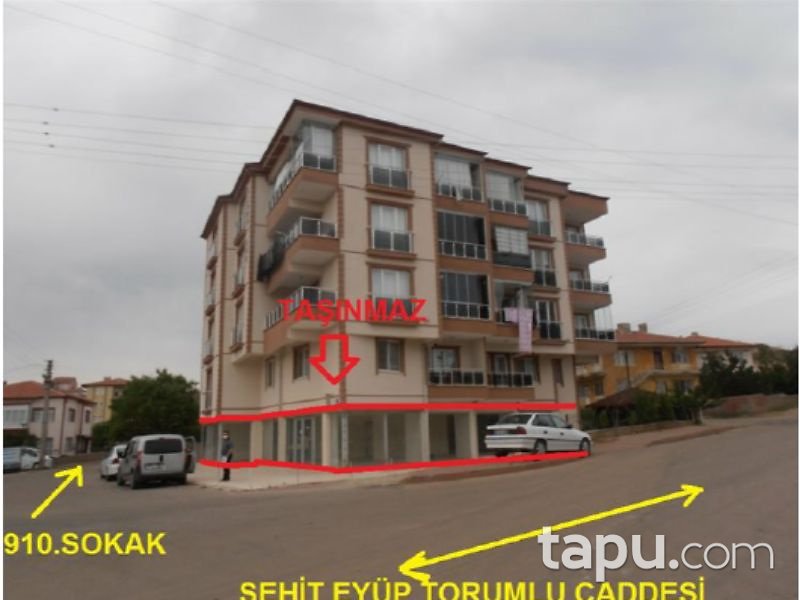 Kırıkkale Merkez Bağlarbaşı Mahallesi'nde İskanlı 205 m2 Dükkan