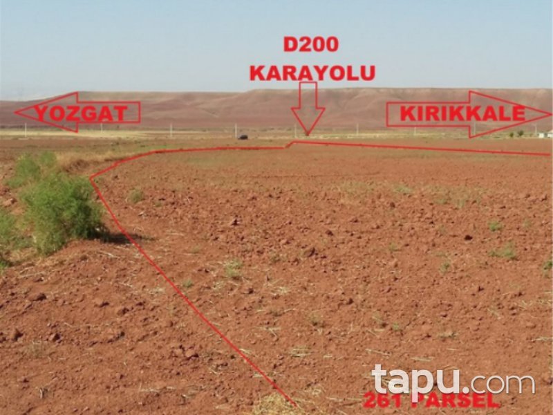 Yozgat Yerköy Yukarıihsangazili Mahallesi'nde 25800 m2 Tarla