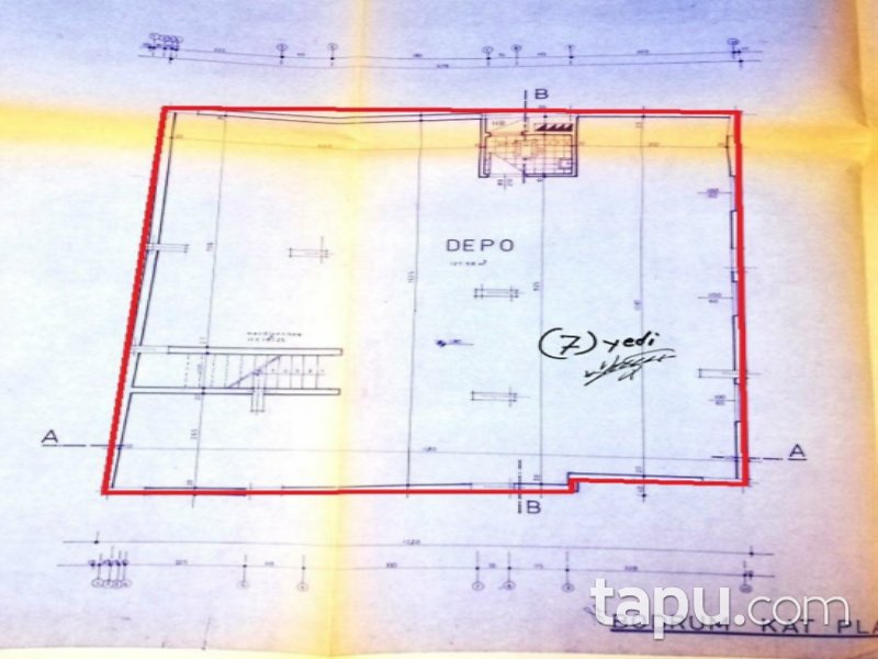 Mersin Akdeniz Hamidiye Mahallesi'nde 141 m2 Depo