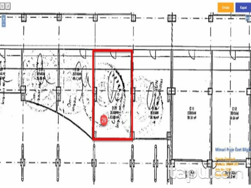 İstanbul Esenyurt Özyurtlar Merkez Outlet AVM'de 67 m2 İskanlı Dükkan