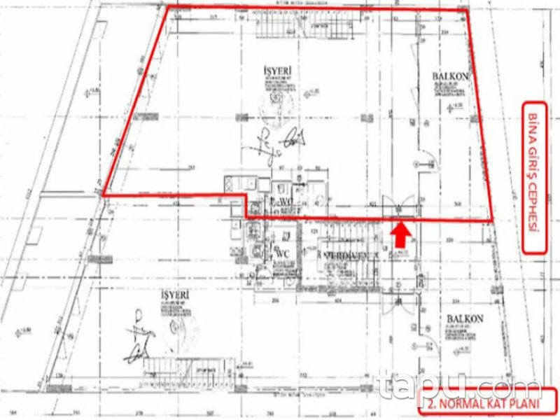 Malatya Battalgazi Saray Mahallesi'nde 144 m2 İskanlı Dubleks Dükkan