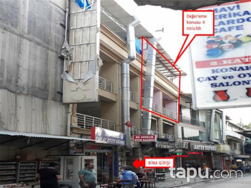 Malatya Battalgazi Saray Mahallesi'nde 144 m2 İskanlı Dubleks Dükkan