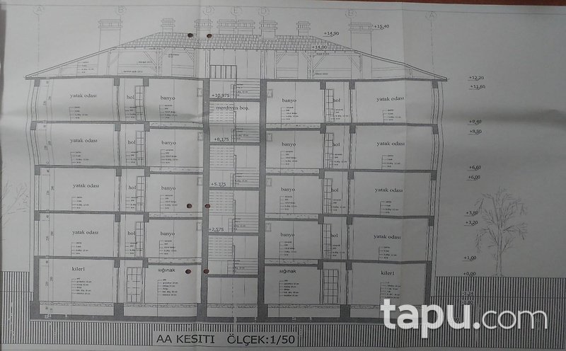 Sakarya Adapazarı 15 Temmuz Camii Mahallesi'nde 3+1 120 m2 Daire