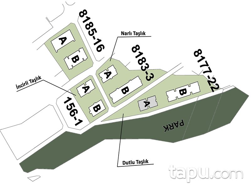 Tuzla Lokum Manzara'da 3+1,5 Daireler
