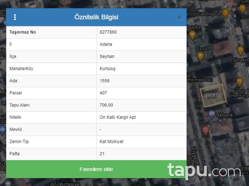 Adana Seyhan Kurtuluş Mahallesi'nde Kiracılı 149 m2 Daire