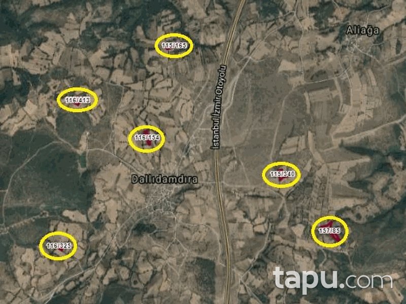 Balıkesir Altıeylül Dallımandıra Mahallesi'nde 4247 m2 Tarla (667)