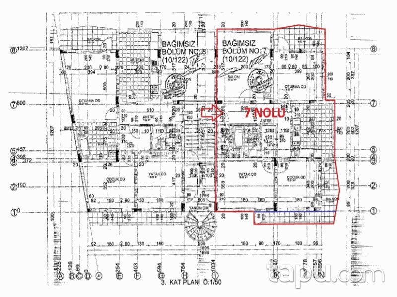 Burdur Gölhisar Çeşme Mahallesi'nde 3+1 133 m2 Daire (1389)
