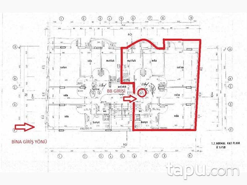 Ankara Altındağ Gültepe (Çinçin Mahallesi'ne Yakın) Mahallesi'nde 3+1 83 m2 İskanlı Daire