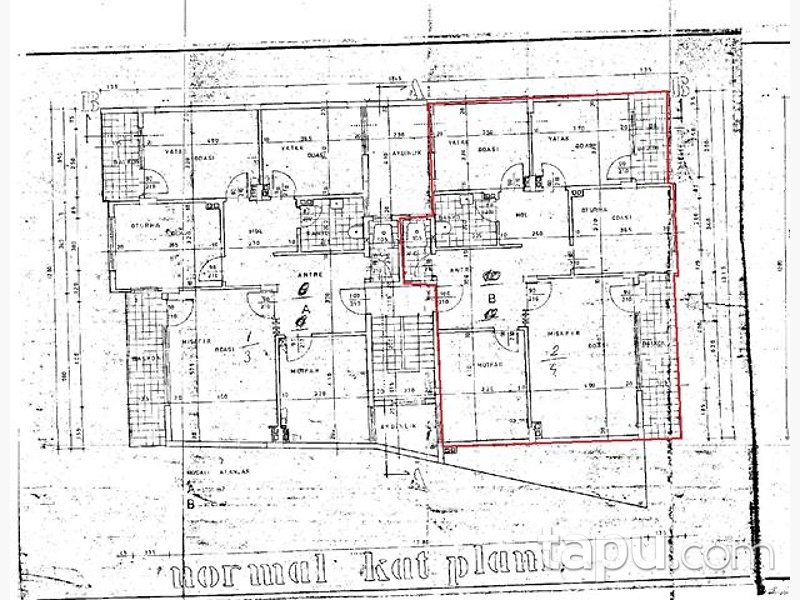Samsun Bafra Cumhuriyet Mahallesi'nde 3+1 122 m2 Daire