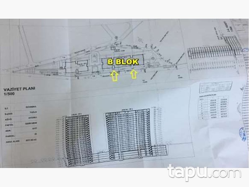 İstanbul Tuzla Lokum Evler'de 2+1 96 m2 Daire
