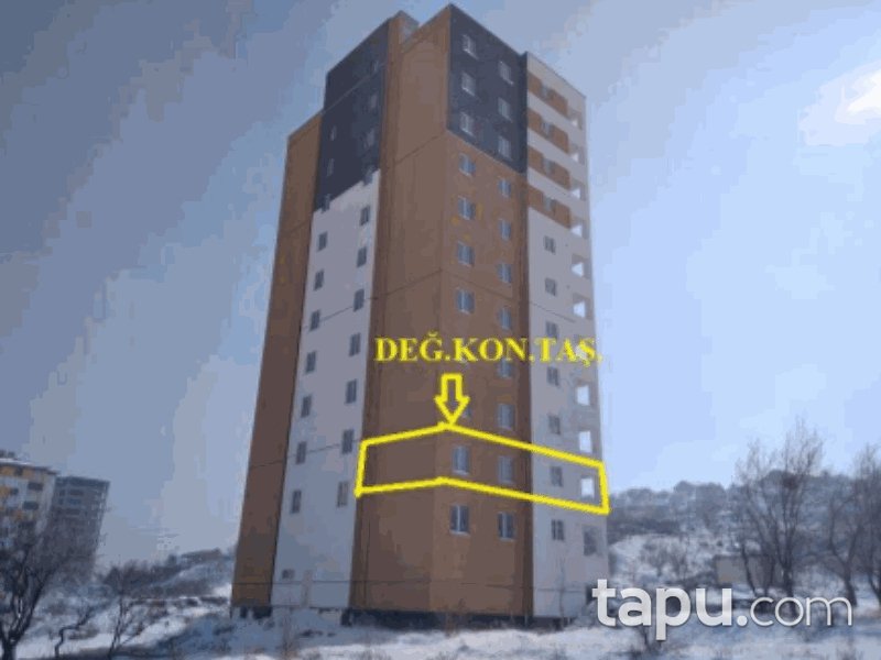 Kayseri Melikgazi Esentepe Mahallesi'nde 3+1 Natamam Daire