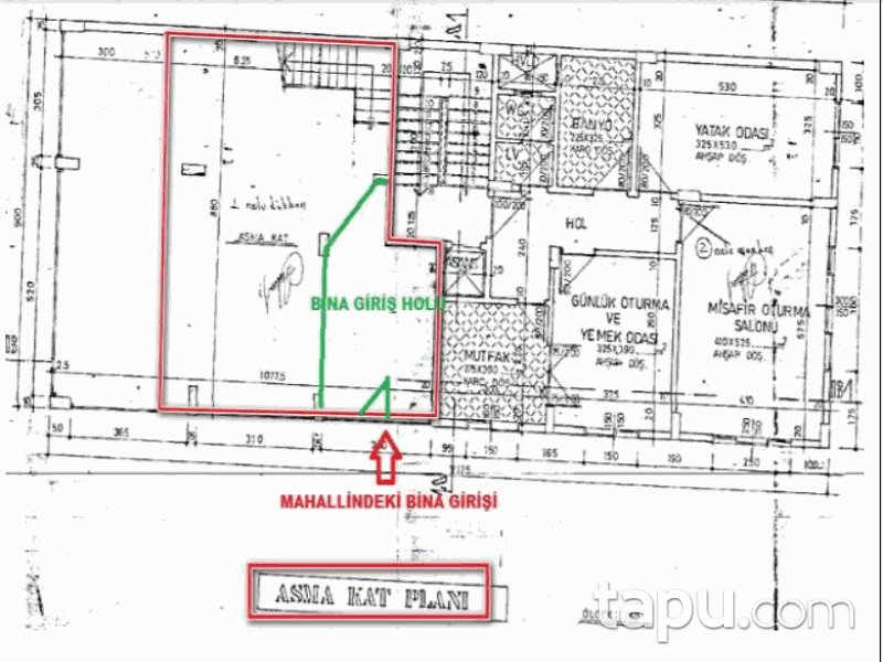 Samsun Terme Cumhuriyet Mahallesi'nde Cadde Cepheli 139 m2 Asma Katlı Dükkan