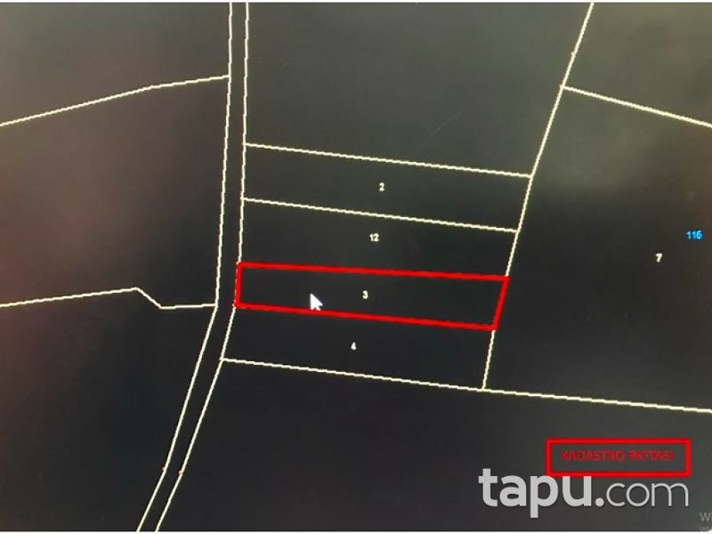 Bolu Göynük Narzanlar Mahallesi'nde 1708 m2 Tarla
