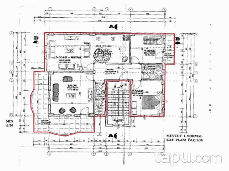 Adana Ceyhan Gaziosmanpaşa Mahallesi'nde 130 m2 Daire