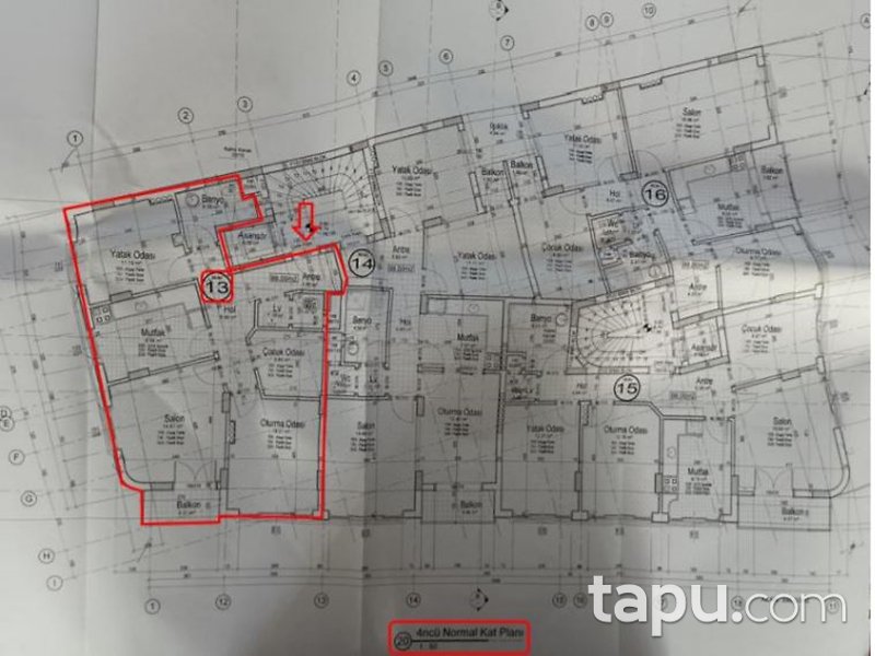 Manisa Turgutlu Yedieylül Mahallesi'nde 3+1 Daire