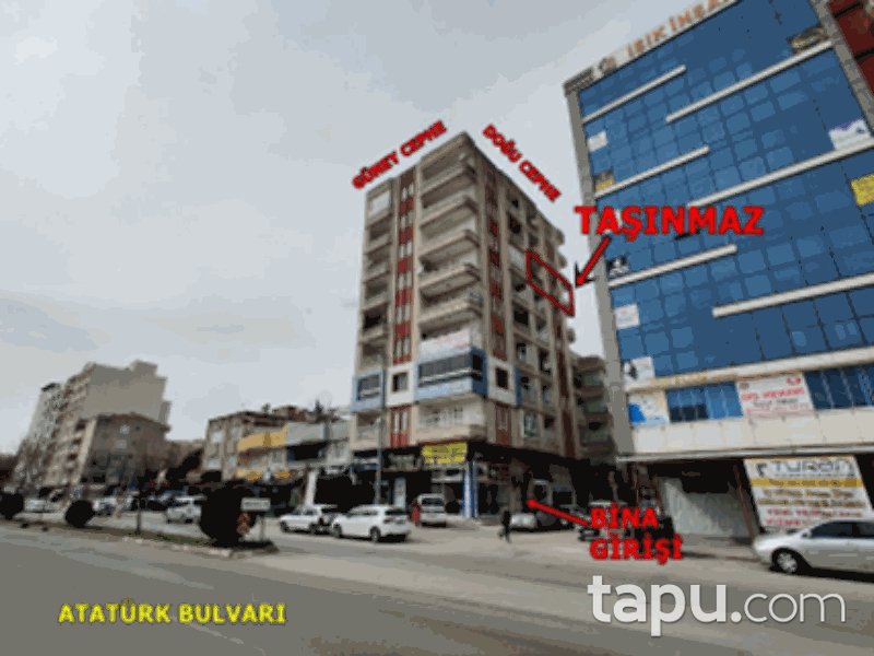 Adıyaman Merkez Yavuz Selim Mahallesi'nde 2+1 110 m2 Daire