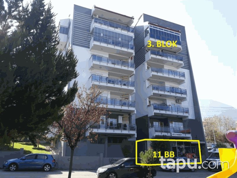 Denizli Pamukkale Zümrüt Mahallesi'nde 118 m2 İskanlı Dükkan