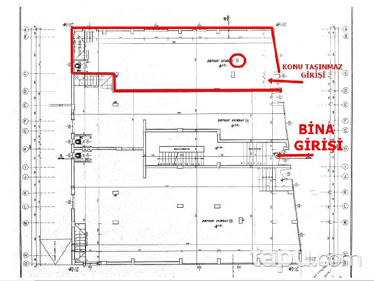 Ankara Sincan Atatürk Mahallesi'nde 147 m2 Depolu Dükkan