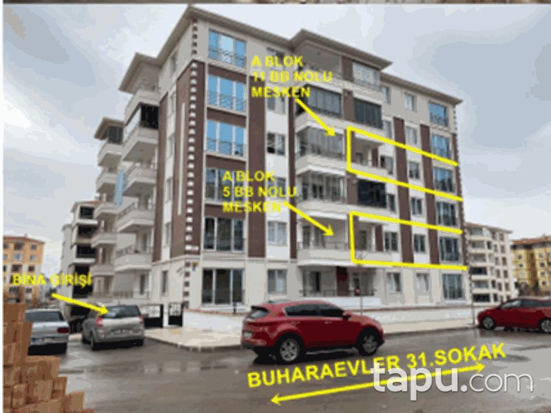 Çorum Merkez Buharevler Mahallesi'nde 3+1 127 m2 Daire