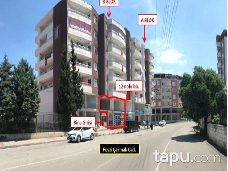 Hatay Payas Yıldırım Beyazıt Mahallesi'nde 110 m2 Asma Katlı Dükkan