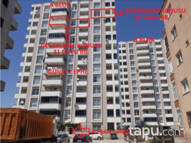 Adana Yumurtalık Dervişiye Mahallesi'nde 2+1 88 m2 Daire