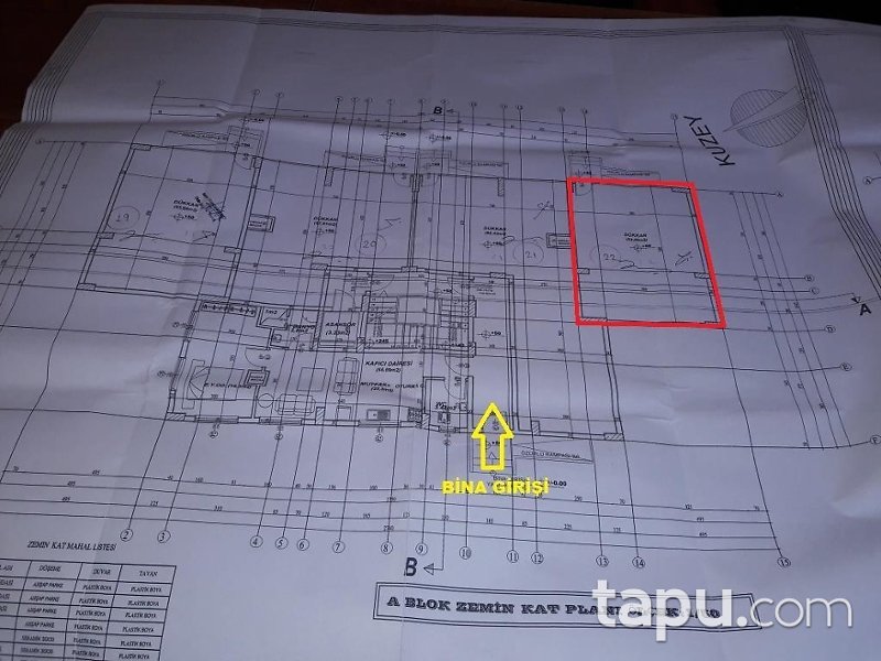 Batman Merkez Çamlıtepe Mahallesi'nde 55m2 Dükkan