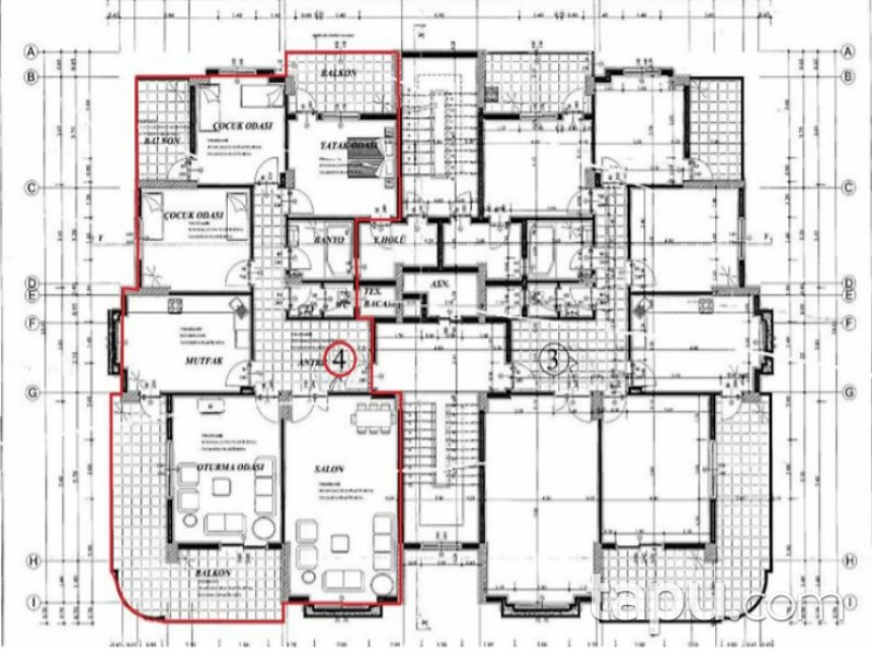 Şanlıurfa Karaköprü Doğukent Mahallesi'nde 185 m2 Daire