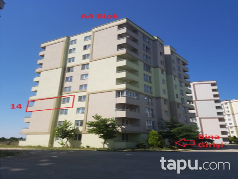 Tekirdağ Çerkezköy Veliaport Sitesi 'nde 2+1 81 m2 Daire